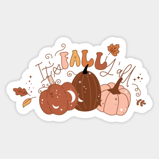 It's Fall Y'all Sticker